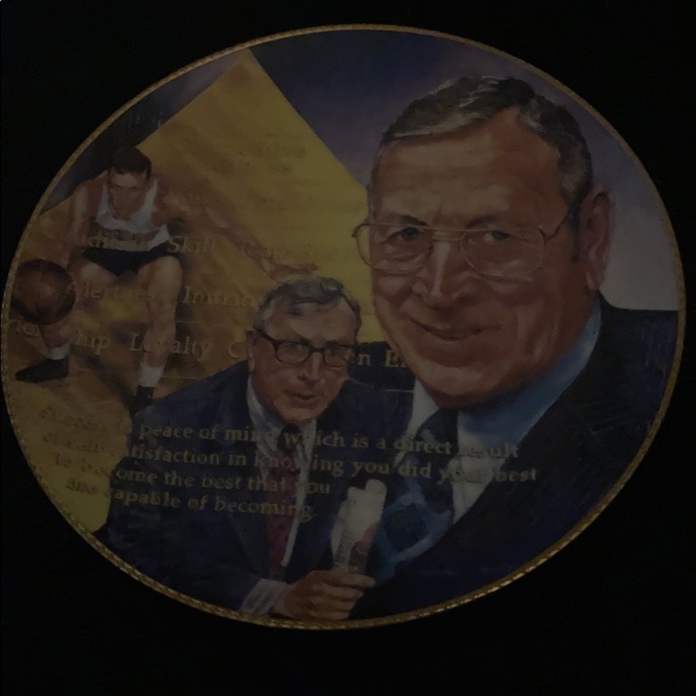 John Wooden Commemorative Plate